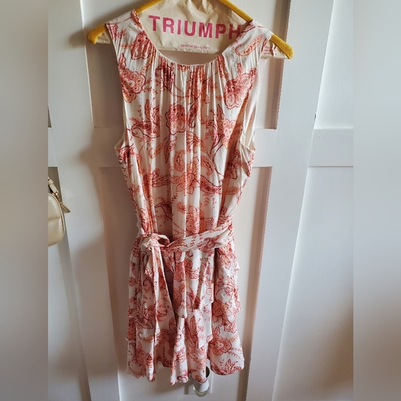 Express Printed Mini Ruffle Dress - Picture 3 of 4